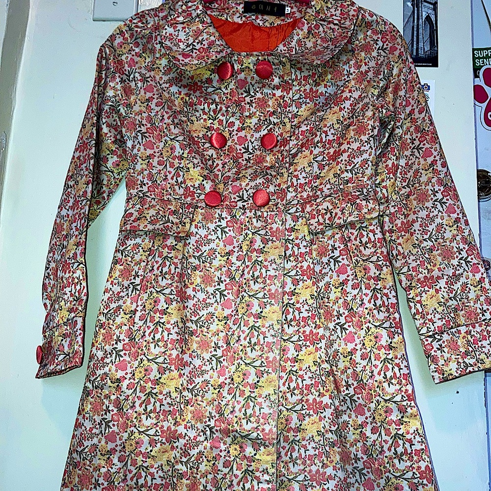 🉐 Authentic Japanese - HeiHei - Vintage Inspired Floral Peacoat 🈹